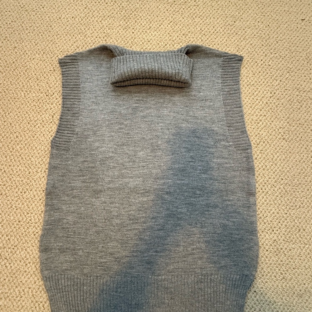 Wayf Gray Turtleneck Sweater Vest